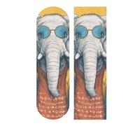 voucong Bande antidérapante pour skateboard Motif éléphant amusant 83 x 22,9 cm