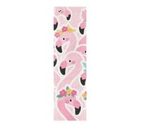 voucong Bande antidérapante pour skateboard Motif flamant rose 83 x 22,9 cm