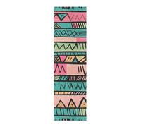 voucong Bande antidérapante pour skateboard Motif tribal coloré 83 x 22,9 cm