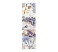 voucong Bande antidérapante rétro pour skateboard Motif feuilles hérisson 83 x 22,9 cm