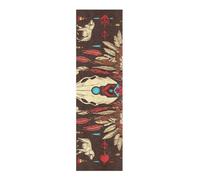 voucong Boho Goat Squelette Skate Board Bande antidérapante indéchirable pour scooter 83 x 22,9 cm Papel de lija para patinetas