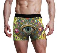 voucong Boxer multicolore pour homme Motif mauvais œil, Mauvais œil multicolore, M