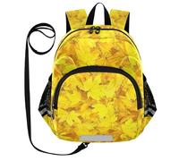 voucong Cute Ears Canada Yellow Maple Leaf Kids Day Backpack Leash Cool Girls Anti-Lost Personnalisé Sac à dos personnel avec bande réfléchissante