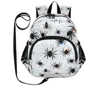 voucong Cute Ears Grey Cartoon Web Silhouettes Kids Day Sac à dos Laisse Cool Girls Anti-Perte Personnalisé Toddler Book Bag avec bande réfléchissante