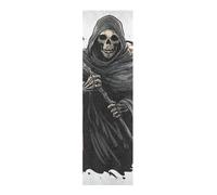 voucong Death God Bande antidérapante pour skateboard avec design antidérapant pour scooter 83 x 22,9 cm Cinta de agarre para patineta