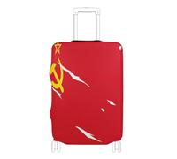 voucong Grande housse de bagage élastique pour valises, anti-rayures, protection de bagages, convient pour 45,7 à 81,3 cm, drapeau de l'Union soviétique, Union des Républiques socialistes soviétiques