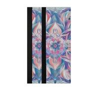 voucong Housse de poignée de réfrigérateur de style bohème avec fleurs et mystères violets - Lavables - Décoration pour cuisine - Anti-taches et gouttes - Pour four à micro-ondes