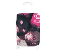voucong Housse de protection élastique lavable pour valises de 45,7 à 81,3 cm Noir Psycho Anime, Black Psycho Anime, M 22-24 in, Classique