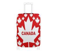 voucong Housse élastique pour bagage à main, anti-rayures, housses de valise, housses de protection pour bagages de 45,7 à 81,3 cm, motif feuille d'érable canadienne du Canada, hommes et femmes