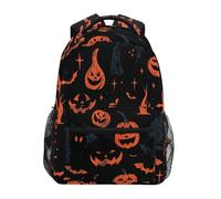 voucong Nightmare Trunk Or Treat Hallowwen Sac à dos pour enfants 40,6 cm avec sangle de poitrine Sac à dos pour garçons Mochila para ni?os