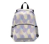 voucong Pastel Easter Egg Purple Yellow diaper bag backpack two kids safety bookbags for children mochilas escolares para ni?as de 5 a?os