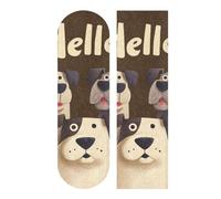 voucong Planche à roulettes étanche avec inscription « Dogs Say Hello » - 83 x 22,9 cm
