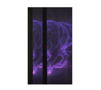 voucong Purple Wolf Fire Cool Housse de poignée pour appareil de cuisine Décoration contre les taches et gouttes pour lave-vaisselle