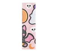 voucong Rouleau de ruban adhésif antidérapant motif citrouille orange maléfique pour Halloween, skateboard, scooter, 83 x 22,9 cm