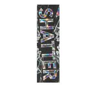 voucong Rouleau de ruban adhésif indéchirable pour planche à roulettes Motif Shatter Glass Noir 83 x 22,9 cm