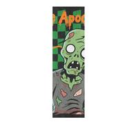 voucong Ruban adhésif antidérapant pour skateboards Motif zombie Vert 83 x 22,9 cm