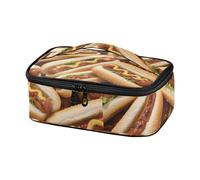 voucong Sac à déjeuner isotherme portable pour homme avec inscription « Hot Dog »