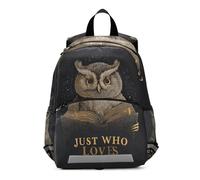 voucong Sac à dos de lecture en forme de chouette pour enfants garçons avec clip de poitrine pour la maternelle Mochilas para ni ? as de 2 a?os