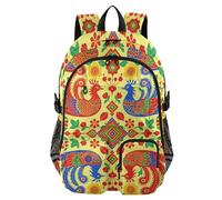 voucong Sac à dos de voyage pour ordinateur portable pour femme, sac à dos traditionnel chinois double phénix, sac à dos d'école, sac à dos pour ordinateur portable de 17,5 pouces