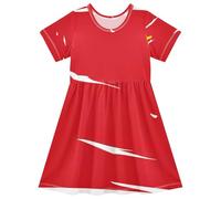 voucong Union soviétique Union des Républiques socialistes soviétiques nationales filles robes décontractées manches courtes robe d'été pour filles, Union soviétique Union des Républiques socialistes