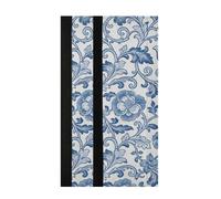 voucong William Morris Housse de poignée de porte pour micro-ondes Motif rose bleue vintage Lavable Pour garder les appareils de cuisine propres contre les taches et les gouttes pour four à