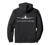 Vought F4U Corsair WW2 avion Warplanes Silhouette cadeau Sweat à Capuche