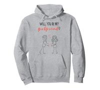 Voulez-Vous être ma Petite Amie ? J'aime la Relation Moi Sweat à Capuche