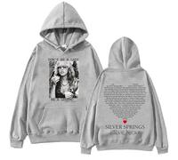 Voulkco Ne Soyez Pas Une Dame, Soyez Une légende Stevie Music Nicks Sweat à Capuche Harajuku Pull Homme Femme Sweat-Shirt Unisexe Sweat à Capuche surdimensionné Cadeau de Fan-Black||XS