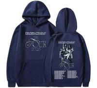 Voulkco Sweat À Capuche Unisexe Tokio Rock Hotel The Tour 2025 Merch Harajuku Décontracté Pullover Hommes Femmes Mode Hip Hop Streetwear Sweat À Capuche Automne-Hiver-Navy||m