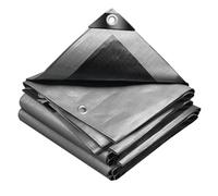 VOUNOT® Bâche de Protection en Polyéthylène 240g/m² Bâche Imperméable Ultra Lourde et Résistante Revêtue des Deux côtés avec Oeillets en Aluminium Couverture Étanche pour Jardin, Piscine 3x5m
