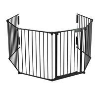 VOUNOT Barriere de securite Grande Version 3.6M 6 Panneaux noire