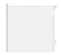 VOUNOT® Barrière de sécurité rétractable 180x96cm blanc - Double verrouillage à une main - Filet de protection extensible