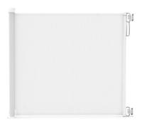 VOUNOT® Barrière de sécurité rétractable à 180cm blanc - Double verrouillage à une main - Pour bébé enfant et chien