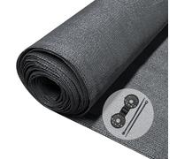 vounot® Brise Vue Occultant en HDPE 150g/m² avec Attaches et Clips de Fixation Protection Rayons UV Résistant aux Déchirures et au Vent Protection pour Jardin Balcon 1.5x20m Anthracite