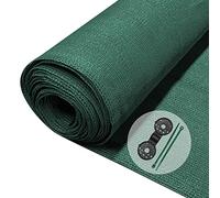 vounot® Brise Vue Occultant en HDPE avec Attaches et Clips de Fixation Protection Rayons UV Résistant aux Déchirures et au Vent Protection pour Jardin Balcon 90g/m² 1.5x10m Vert