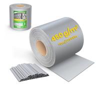 vounot Brise Vue Occultant Clôture en PVC 450 g/m² Protection Visuelle pour Jardin Lamelle Occultation 19 cm x 70 m avec 40 Clips de Fixation pour Panneau Grillagé Clôtures Rigides Gris Clair