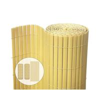 VOUNOT® Canisse PVC brise vue ultra renforce avec attaches de fixation 90x300cm beige