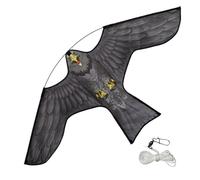 VOUNOT® Cerf volant anti oiseaux effaroucheur sans mat Faucon modele D