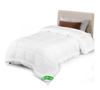 vounot® Couette Tempérée 300GSM 135x200 cm Couette Chaude en Microfibre Couverture Douce avec Rembourrage Moelleux Couette Respirante Certifiée Oeko-Tex Blanc