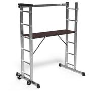 Echafaudage roulant aluminium 3 en 1