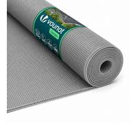 VOUNOT® Filet d’Ombrage pour Serre HDPE 90g/m² Filet Filet de Protection DIY Multi-Usage Serre Tunnel Potager Tomates Poulailler Résistant Intemperies Anti UV Installation Facile 1.5x10m Gris