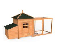 vounot Grand Poulailler en Bois avec Pondoir Et Perchoir