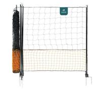 VOUNOT® Kit Filet à Poules 12M en PE Résistant avec Porte d'accès pour Enclos Extérieur Clôtures Volaille Protection Poules Canards Piquets Double Pointes Accessoires Inclus Orange