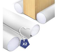 VOUNOT® Lot de 2 Boudins de Porte Isolants coupe froid Découpables 96cm Blanc