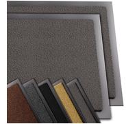 vounot® Lot de 2 Tapis de Porte Paillasson d'Entree Interieur et Extérieur Tapis Antidérapant et Anti-Poussière Tapis d’entrée Imperméable Lavable 40x60cm Anthracite