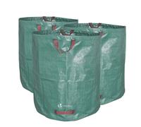 VOUNOT Sacs de Jardin XXL Lot de 3 Sac Jardin 272L Sacs de déchets Jardin résistants Sac à déchets de Jardin Sac déchet en PP Robuste Lot de 3 Sacs à déchets de Jardin Sacs Poubelle de Jardin