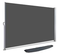 VOUNOT Paravent Rétractable Extérieur 160x300cm Gris Store Latéral Brise-Vue