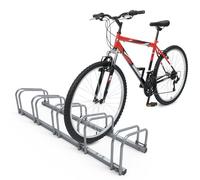 vounot® Râtelier vélo 5 vélos Range vélo Système Range vélo Rangement pour vélo Support pour Bicyclette Sol ou Mural en Acier revêtu Support de Rangement vélo Jardin ou Garage Râtelier Familial