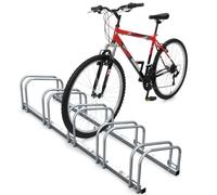 VOUNOT Râtelier vélo 5 vélos Range vélo Système Rangement pour vélo Support pour Bicyclette Sol ou Mural en Acier revêtu Support de Rangement vélo Jardin ou Garage