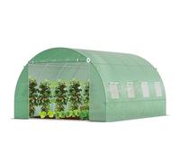 Serre de jardin tunnel 12m2 en acier galvanise